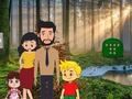 खेल जंगल से परिवार का पलायन  ऑनलाइन