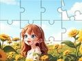 खेल आरा पहेली: सूरजमुखी लड़की  ऑनलाइन