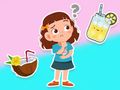 खेल बच्चों की प्रश्नोत्तरी: आप क्या पीना चाहेंगे? ऑनलाइन खेल बच्चों की प्रश्नोत्तरी: आप क्या पीना चाहेंगे? ऑनलाइन