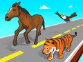 खेल पशु परिवर्तन दौड़  ऑनलाइन