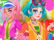 खेल Girly quirky लुक  ऑनलाइन