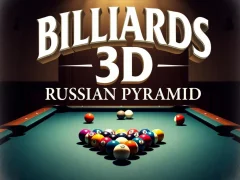 खेल Billiards 3D Russian Pyramid ऑनलाइन