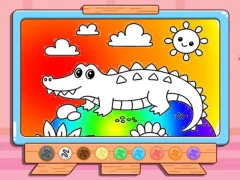 खेल Coloring Book: Crocodile ऑनलाइन