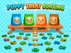 खेल Puppy Treat Sorting ऑनलाइन