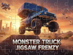 खेल Monster Truck Jigsaw Frenzy ऑनलाइन