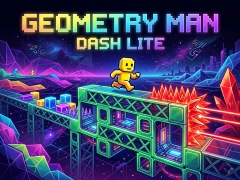 खेल Geometry Man Dash Lite ऑनलाइन