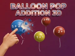 खेल Balloon Pop Addition 3D ऑनलाइन