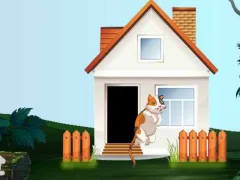 खेल Curious Cat Escape ऑनलाइन
