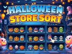 खेल Halloween Store Sort ऑनलाइन