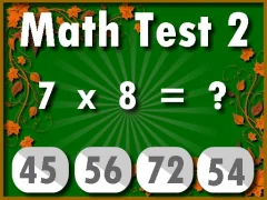 खेल Math Test 2 ऑनलाइन