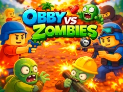 खेल Obby vs Zombies ऑनलाइन