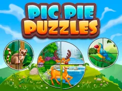 खेल Pic pie puzzles ऑनलाइन