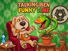 खेल Talking Ben Funny Time ऑनलाइन