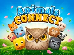 खेल Animals Connect ऑनलाइन