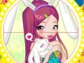 खेल Winx bunny style: Round Puzzle ऑनलाइन