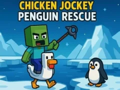 खेल Chicken Jockey: Penguin Rescue ऑनलाइन