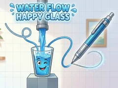 खेल Water Flow Happy Glass ऑनलाइन