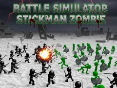 खेल Battle Simulator Stickman Zombie ऑनलाइन