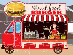 खेल Burger Trucks Jigsaw ऑनलाइन