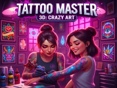 खेल Tattoo Master 3D: Crazy Art ऑनलाइन