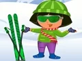 खेल Dora Ski Dress up ऑनलाइन