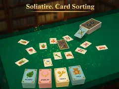 खेल Solitaire. Card Sorting ऑनलाइन
