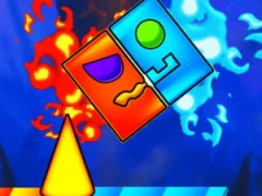 खेल Fire And Water Geometry Dash ऑनलाइन