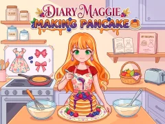 खेल Diary Maggie Making Pancake ऑनलाइन