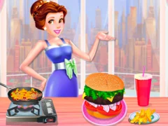 खेल Dede Burger Fun ऑनलाइन