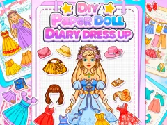 खेल Diy Paper Doll Diary Dress Up ऑनलाइन