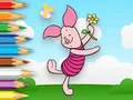 खेल Coloring Book: Piglet Holds Toy Windmill ऑनलाइन