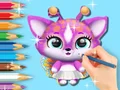 खेल Coloring Book: Cute Fluvsies ऑनलाइन
