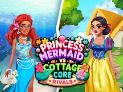 खेल Princess Cottage Core vs Mermaid Core Rivals ऑनलाइन