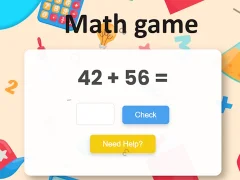 खेल Math game ऑनलाइन