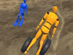 खेल Ragdoll Racing: Extreme Downhill ऑनलाइन