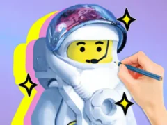 खेल Coloring Book: LEGO Astronaut ऑनलाइन