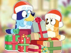 खेल Jigsaw Puzzle: Bluey Christmas Unboxing ऑनलाइन