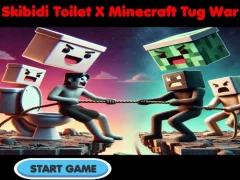 खेल Skibidi Toilet X Minecraft Tug War ऑनलाइन