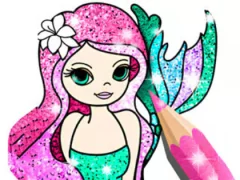 खेल Coloring Book: Little Mermaid ऑनलाइन