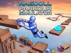 खेल Ragdoll Parkour Simulator ऑनलाइन