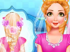खेल Princess wedding hairstyle ऑनलाइन