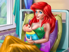 खेल Princess Mermaid Mommy Birth ऑनलाइन