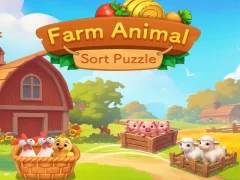 खेल Farm Animal Sort Puzzle ऑनलाइन