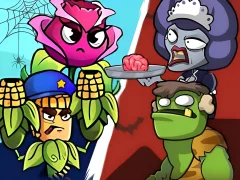 खेल Plants Vs Zombies - Merge Defense ऑनलाइन