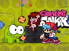 खेल Friday Night Funkin VS Om Nom from Cut The Rope ऑनलाइन