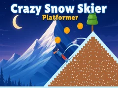 खेल Crazy Snow Skier: Platformer ऑनलाइन