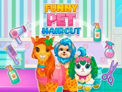 खेल Funny Pet Haircut ऑनलाइन