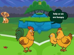 खेल Feed Hungry Hen Family ऑनलाइन