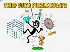 खेल Thief Stick Puzzle Escape ऑनलाइन
