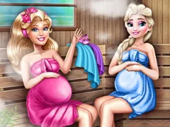 खेल Cute Mommies Pregnant Sauna ऑनलाइन